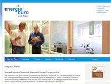 Tablet Screenshot of energiebuero-vomstein.de